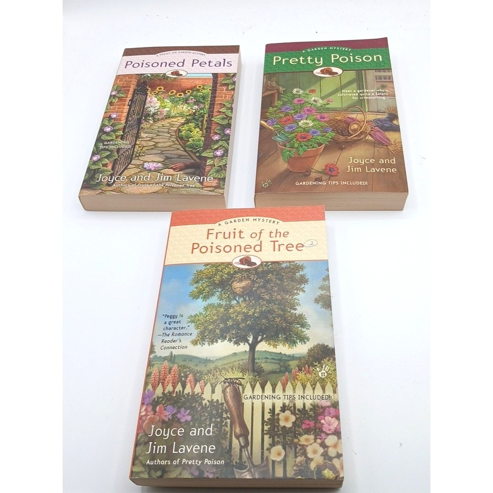 Pretty Poison Petals Fruit of the Poisoned Tree Joyce and Jim Lavene PB Lot 3